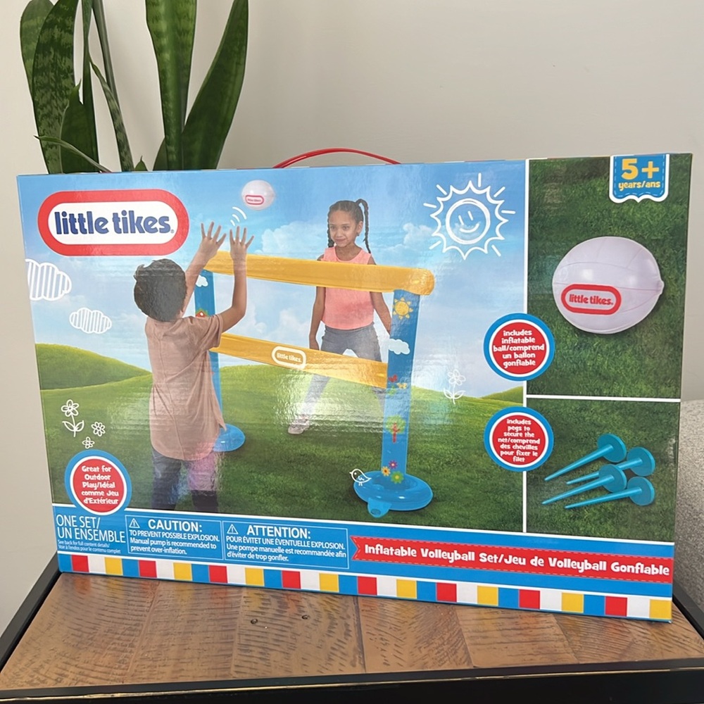Little Tikes Inflatable Volleyball Set - NEW - Picture 8 of 8
